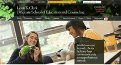 Desktop Screenshot of graduate.lclark.edu