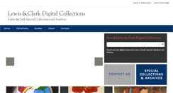 Desktop Screenshot of digitalcollections.lclark.edu